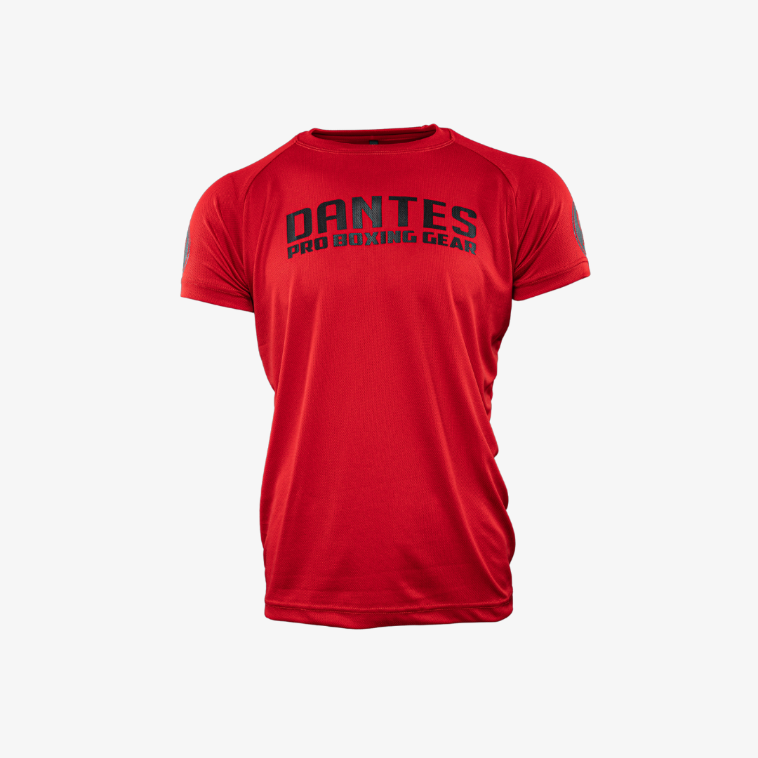 Dantes® Trainingshirt & Muay Thai Broekje (rood)