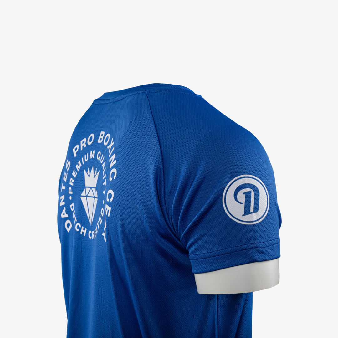 DantesĀ® Trainingshirt & Muay Thai Broekje (blauw)