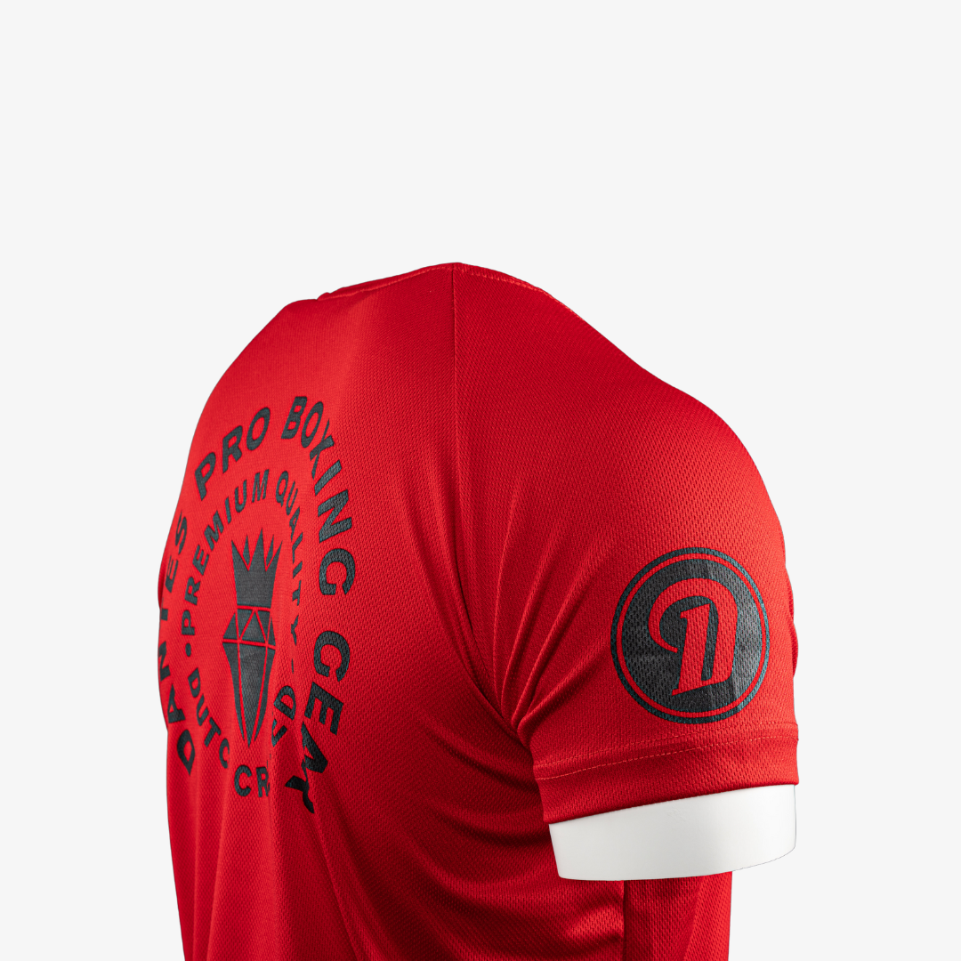 Dantes® Trainingshirt & Muay Thai Broekje (rood)