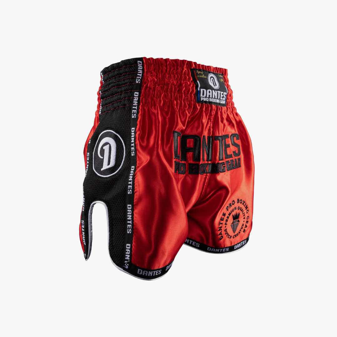 Dantes® Trainingshirt & Muay Thai Broekje (rood)